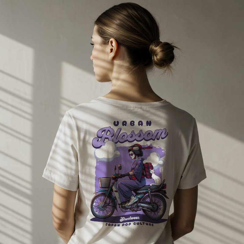 Crop Drop-Shoulder Tshirt
