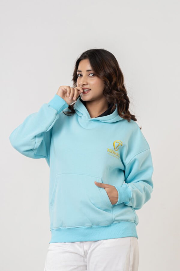 Teehance Unisex Pastel Blue Hoodie Sweatshirt